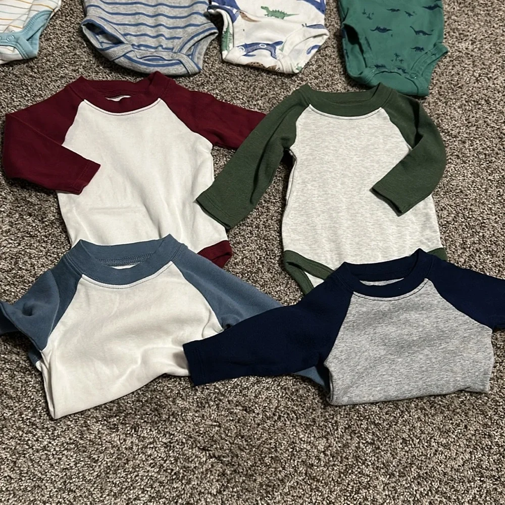Assorted Colorful Kids One Pieces Set 3 month boys
